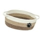 thumbnail image 3 of Cesta de cuerda tejida, caja organizadora para juguetes de gato, cesta de almacenamiento de cuerda tejida Marrón caqui, 3 of 9