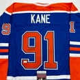 thumbnail image 2 of Autographed/Signed Evander Kane Edmonton Blue Hockey Jersey JSA COA, 2 of 4