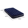 thumbnail image 2 of Intex 64757E Dura-Beam - Colch&oacute;n de Aire est&aacute;ndar Downy de Fiber-Tech, tama&ntilde;o Individual, Altura de Cama de 10 Pulgadas, Capacidad de Peso de 300 Libras, Bomba se Vend, 2 of 8