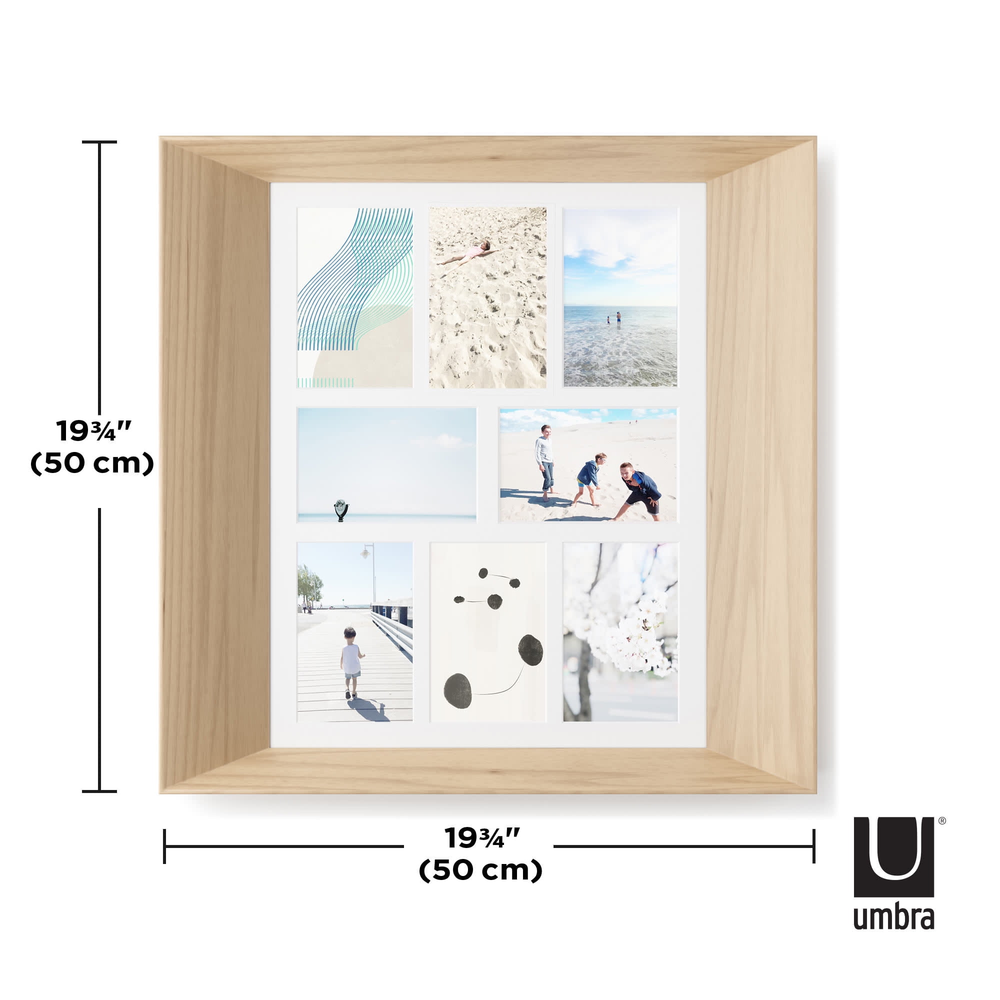Picture Frame Set, 3 Piece Customizable Multi pack, 1-4x10, 2-4x4, for –  Crossroads Home Decor