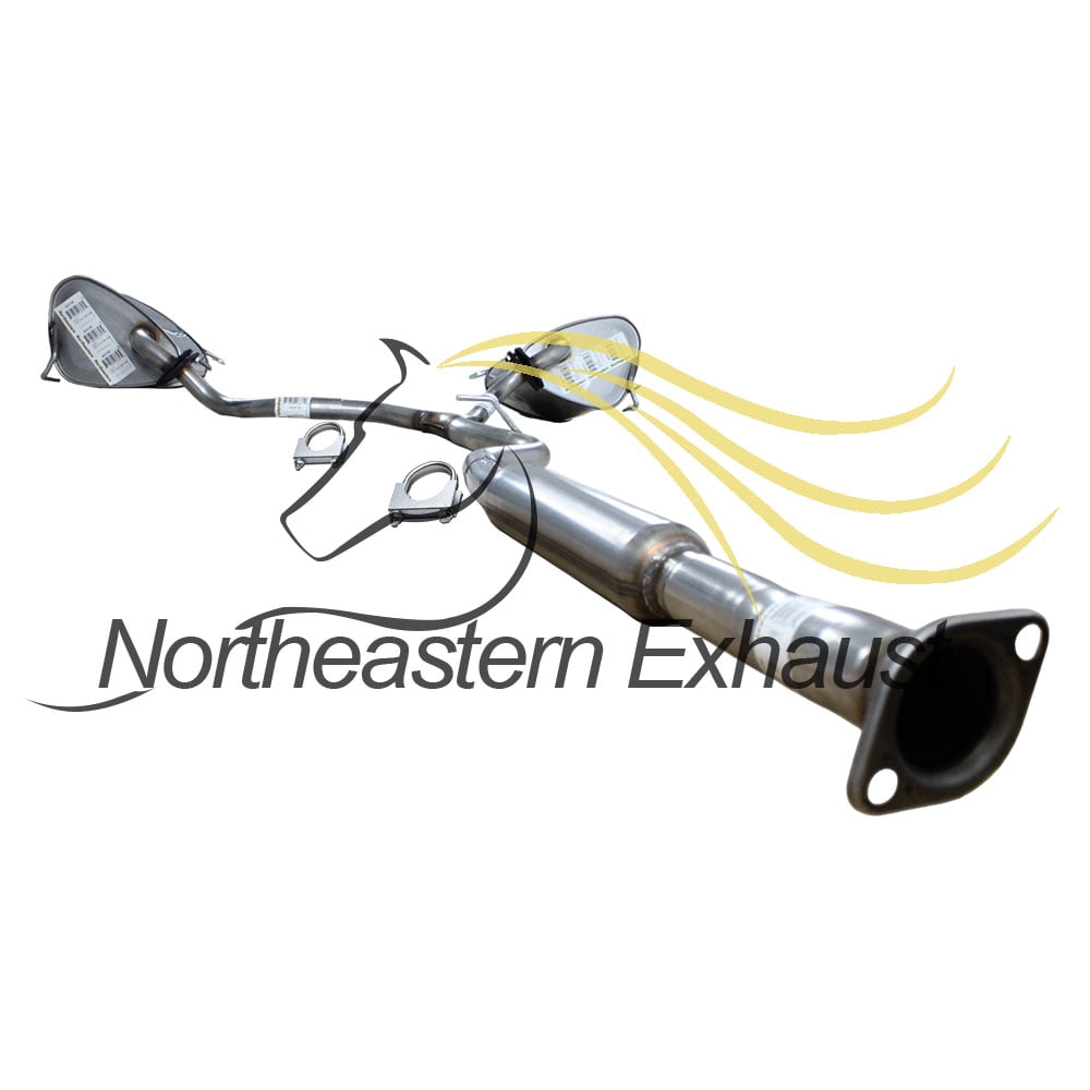 Northeastern Exhaust Stainless Steel Resonator Y-Pipe & Dual Muffler Kit Fits 2006–2009 Subaru Legacy 2.5L Sedan Direct Fit
