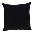 thumbnail image 2 of Nassau Collection Handmade Floral Cotton Throw Pillow - 22" - Black and Orange, 2 of 4