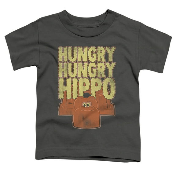 Hungry Hungry Hippos Hungry Hungry Hippo S/S Toddler T-Shirt Charcoal