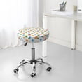 thumbnail image 4 of Uemuo Undersea Animals Pattern Round Bar Stool Seat Covers Washable Stool Cushion Slipcover Elastic Bar Chair Covers-, 4 of 7
