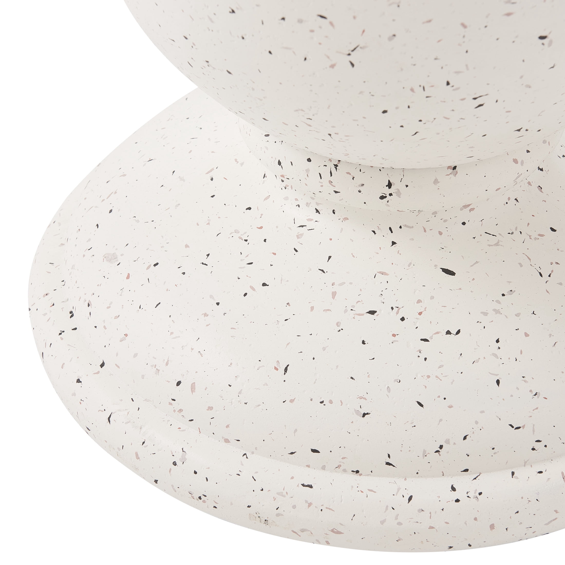 Christopher Knight Home 24.25" Outdoor MGO Umbrella Base Stand, Multiple Cap Sizes, White Speckled