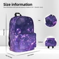thumbnail image 6 of Goofa Purple Bubble Abstract Art Printed Backpack,Laptop Backpack,Durable Anti-Theft Travel Work Backpack,Water-resistant Backpack, 6 of 9