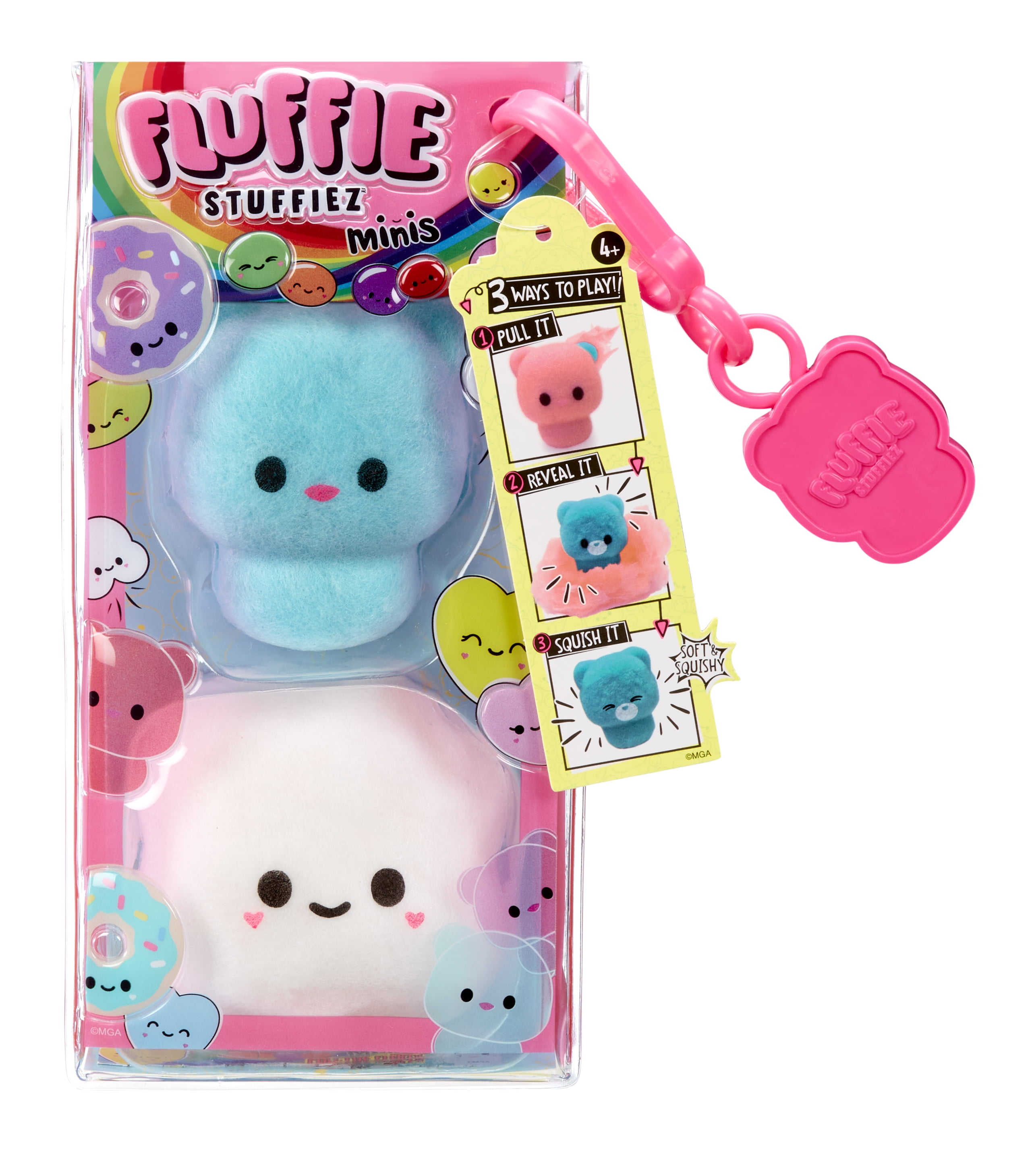 スモールソルジャー　スライムフィット Fluffie Stuffiez Popcorn & Heart Candy Minis Collectible, Surprise