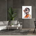 thumbnail image 6 of Epic Graffiti 'Chic In Orange' by Svetlana Aleynikova Canvas Wall Art, 40" x 54", 6 of 8