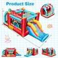 thumbnail image 3 of Gymax Inflatable Bounce House 5-in-1 Ice Cream Jumping Castle w/ 480W Blower, 3 of 10