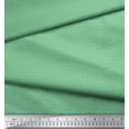 thumbnail image 2 of Soimoi Green Poly Georgette Fabric Cross & Geometric Print Fabric by Yard 42 Inch Wide, 2 of 3