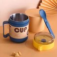 thumbnail image 4 of CSChome Bento Container Food-grade Leakproof Soup Cup Large Capacity Heat-resistant Plastic Milk Cup, 4 of 7