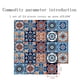 thumbnail image 3 of Pegatinas de Pared XWSHYW Calcomanías para Azulejos Flores Antiguas Patchwork Vintage, 3 of 6