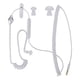 thumbnail image 1 of Auricular antiradiación de 3,5 MM, tubo de aire, carrete Unilateral, Mini micrófono incorporado, 1 of 8