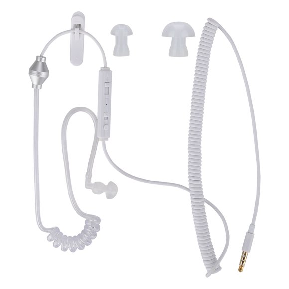 Earphone,3.5MM Anti Radiation Earpiece Earpiece Monaural Wired Earpiece Best in its Class