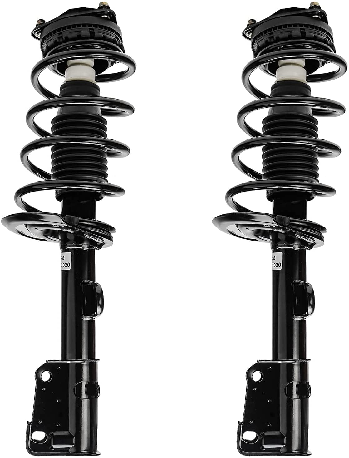 Detroit Axle - Front 12pc Suspension Kit for 2008-2010 Chrysler Town & Country Dodge Grand Caravan 2 Ready Struts 2 Lower Ball Joints 4 Tie Rods 2 Sway Bars 2 Boots