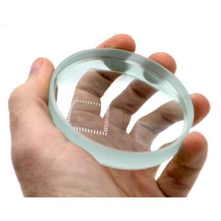 Double Concave Lens, 150mm Focal Length, 3" (75mm) Diameter - Spherical, Optically Worked Glass Lens - Ground Edges, Polished - Great for Physics Classrooms - Eisco Labs