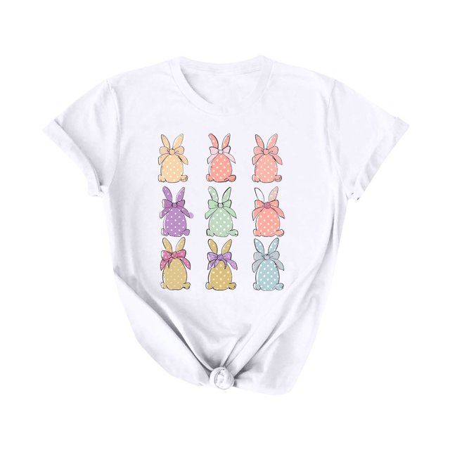 Mujeres Pantalones Cortos de Manga Corta Impresa Floral Cuello Redondo Superior / Camisa Poliéster, Blusa Casual de Moda para el Uso Diario Del Hogar