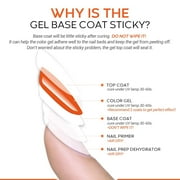 modelones Gel Top Coat Base Coat for Gel Nail Polish, 3 Pcs 10 ml No Wipe Matte & Shiny Top Coat, Long Lasting High Gloss and Matte Effects DIY at Home