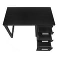 thumbnail image 4 of Monarch Specialties 30 x 23.5 x 48 in. Left or Right Facing Computer Desk, Black, 4 of 11