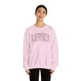 thumbnail image 5 of Loved Crewneck Sweatshirt, Valentine's Day Gifts for Her, Women Sweatshirt, 5 of 5