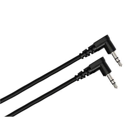 Hosa CMM-105RR 1.5m L型ステレオミニオス-L型ステレオミニオス オーディオケーブル