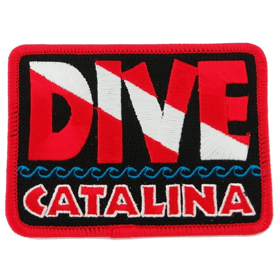 Dive Catalina Embroidered Iron-on Scuba Diving Patch