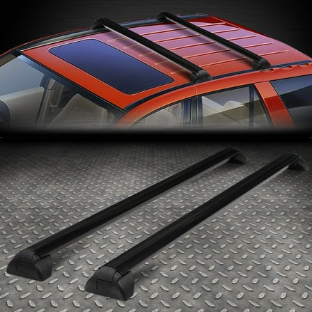 WaiRitoday COMPATIBLE WITH 02-07 SATURN VUE OE STYLE ALUMINUM ROOF RACK RAIL CROSS BAR LUGGAGE CARRIER