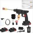 thumbnail image 6 of Cordless Portable Power Washer – Portable 452PSI Battery Pressure Washer Gun, 1.3GPM High Flow, Rechargeable Handheld Cleaner with Multiple Nozzles for Car Wash, Patio, Home, Driveway, Outdoor Use, 6 of 7
