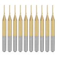 thumbnail image 1 of For 10pcs Titanium Coat Carbide For Pcb Machine 18 Inch Shank, 1 of 4