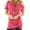 Hot Pink, variant on Sentmoon Womens Tunic T-Shirts Crew Neck Short Sleeve Tops Breathable Casual Basic Plus Size Summer Tops For Women 2025 Up to 40% Off