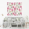 thumbnail image 5 of GZHJMY Pink Roses Tapestry Aesthetic Tapestry for Bedroom Colorful Wall Hanging AestheticFor Room Decor 60" x 40" Inches Gift Decor, 5 of 6