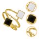 thumbnail image 5 of IFANLANDOR Anillo Abierto Dorado Ajustable Para Mujer Joyería Para Ocasiones Especiales, 5 of 8