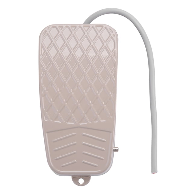 Interruptor de pedal eléctrico de aleación de aluminio antideslizante TFS-3, CA 10 A SPDT