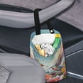 thumbnail image 3 of Yuyamidu Hummingbird Car Trash Bags for Front Seat Back Seat Flower Car Garbage Bag Fit SUV Truck Interior Organizer Collapsible Auto Waster Container Car Accessories, 3 of 7