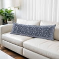 thumbnail image 2 of Navy Blue Floral Boho Body Pillow Covers 20"x60", Ethnic Tribe Abstract Art Flower Soft Brushed Microfiber Breathable Throw Pillow Covers, Decorative Pillowcase with Zipper for Couch Sofa Bedroom, 2 of 9