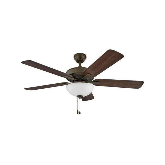 52 inch 5 Blade Ceiling Fan-Metallic Matte Bronze Finish Bailey Street Home 81-Bel-4466563