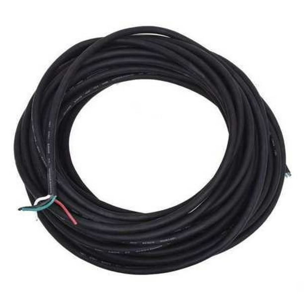 Zoro Select 621 18 Awg 4 Conductor Portable Cord 300v 50 Ft Bk Walmart Com Walmart Com