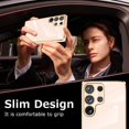 thumbnail image 4 of Compatible with Samsung Galaxy S23 Ultra 5G 2023 Smartphone Case [Ultra Thin Slim] [Flexible Soft TPU] Silicone Shockproof Protective Waterproof Phone Case Cover-Pink, 4 of 14