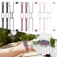 thumbnail image 2 of Recording Device Silicone Case, Waterproof Sweat-Proof, Full Protection, Watch Strap Style, for NotePin/NotePin S, Black/Smoke Purple/Starlight, 2 of 7