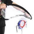 thumbnail image 2 of HURRISE Black Nylon Mesh Folding Golf Chipping Net Balls Collector Bracket Bag Training Accessory,Golf Ball Net, 2 of 8