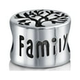 thumbnail image 3 of Bling Jewelry Womens .925 Sterling Silver Family Circle Wishing Tree of Life Bead Charm Oxidized for Bracelet, 3 of 5