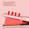 thumbnail image 7 of Kafsov Portable Mini USB Wireless Hair Straightener Fringe Curler for Dual Purpose Straight and Curling, Adjustable Temperature, Easy Charging, Heat Protection, Ideal for All Hair Types Pink, 7 of 7