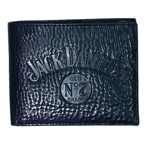 Jack Daniel's Signature Collection Leather Billfold Bi-Fold Wallet