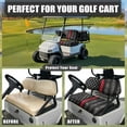 thumbnail image 4 of Uorisanigo Golf Cart Seat Covers Durable Golf Cart Seat Covers 2 Passenger American Honoring Firefighter Flags Easy to Install Universal Club Car and More 2-Seater Golf Carts, 4 of 7
