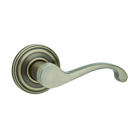 Kwikset Commonwealth Lever Trim in Antique Brass