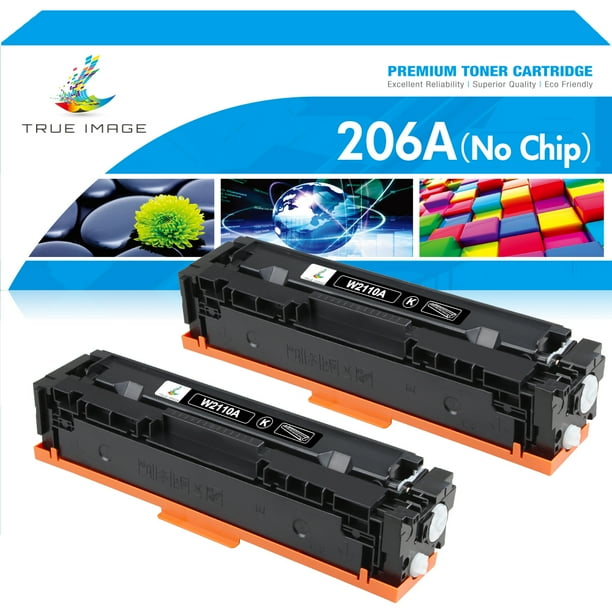True Image 2Pack Compatible Toner Cartridge without Chip for HP W2110A