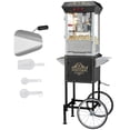 thumbnail image 1 of Máquina para hacer palomitas VEVOR 850 W con carrito de 8 litros, rinde 1,1 kg por lote, 1 of 9