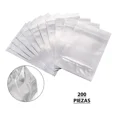 thumbnail image 2 of 200 Bolsa Stand Up Pouch Plata Cierre Hermetica 10x15x3.5cm, 2 of 8