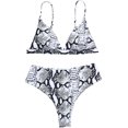 thumbnail image 2 of VerPetridure Bikini Sets for Women Sexy Women Solid Color Padded Push Up Swimsuit Swimwear Beachwear Swimwear Bikini Set, 2 of 7