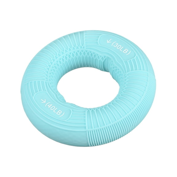 Uxcell 3.07" 30/40 Lbs Blue Hand Grip Strengtheners Hand Grip Ring for Rock Climbing